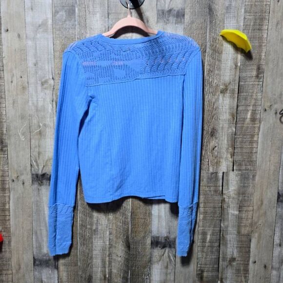 Free People FP Colette Top Celendula Blue - Picture 5 of 8